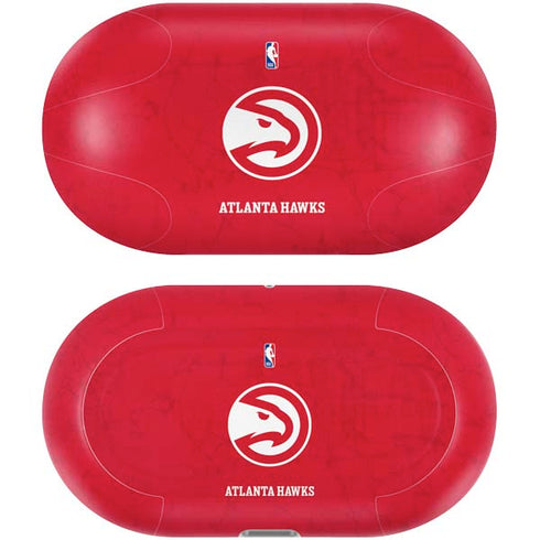 NBA Atlanta Hawks Distressed Galaxy Buds Plus Skin